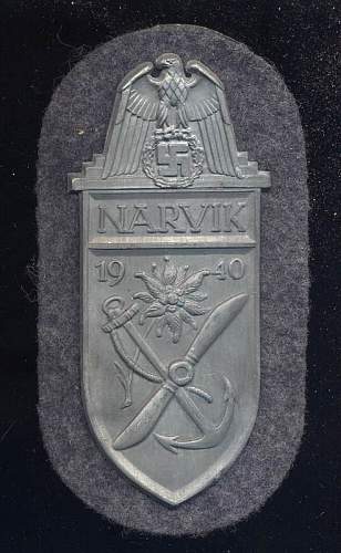 Narvik badge Dealer insists it genuine?