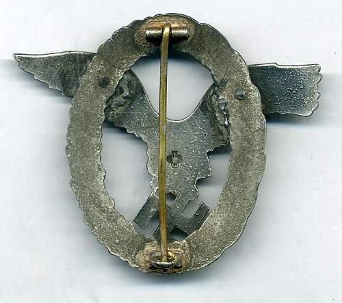 Luftwaffe pilot badge (Flugzeugführerabzeichen)