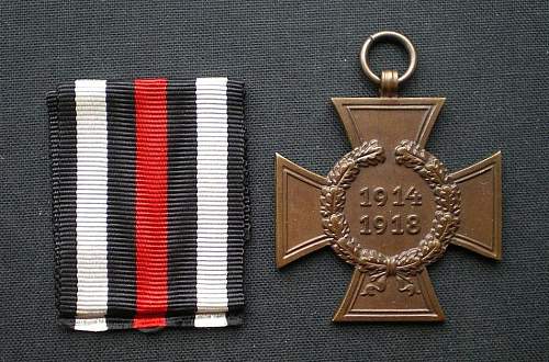 The 1914/1918 Ehrenkreuz