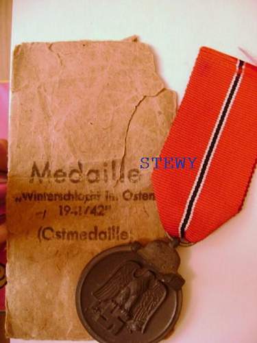 Wwii german russian front medal