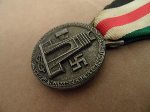 Medaille für den Italiensch-Deutschen Feldzug in Afrika