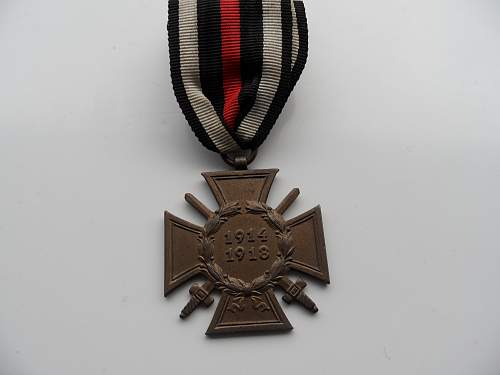 Ehrenkreuz für Frontkämpfer 1914-1918 - Hindenburg &quot;Honour Cross&quot;