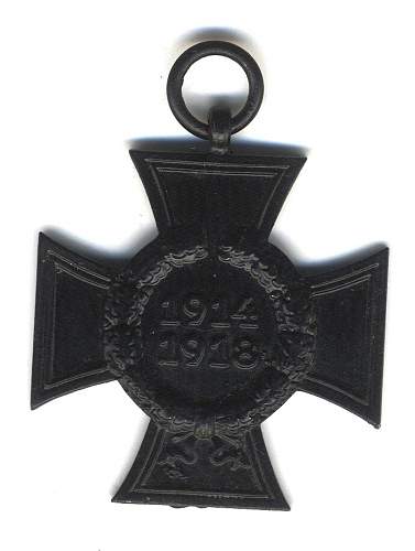 Ehrenkreuz für hinterbliebene G6