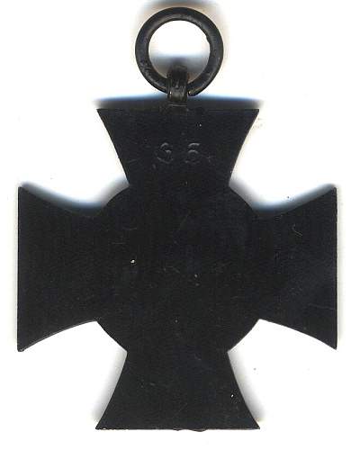 Ehrenkreuz für hinterbliebene G6