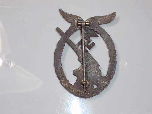 Flak badge luftwaffe flak-kampfabzeichen