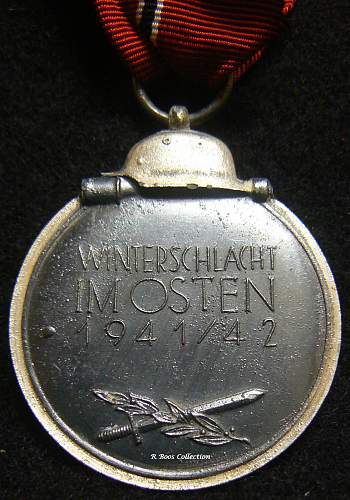 Medaille &quot;Winterschlacht im Osten 1941/42&quot; (Ostmedaille) - &quot;L/12&quot; Juncker