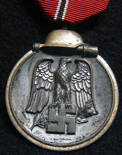 Medaille &quot;Winterschlacht im Osten 1941/42&quot; (Ostmedaille) - &quot;L/12&quot; Juncker