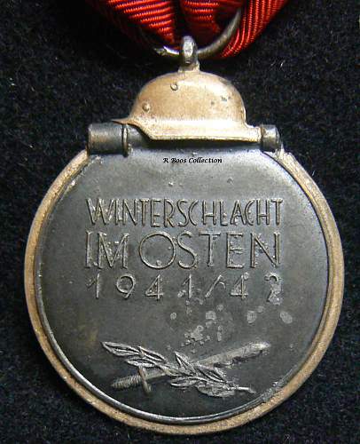 Medaille &quot;Winterschlacht im Osten 1941/42&quot; (Ostmedaille) - &quot;L/12&quot; Juncker