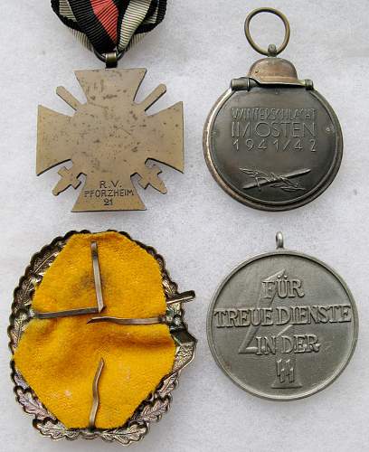 Lot 4: Are these Medals Real or Fake???