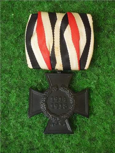 The 1914/1918 Ehrenkreuz