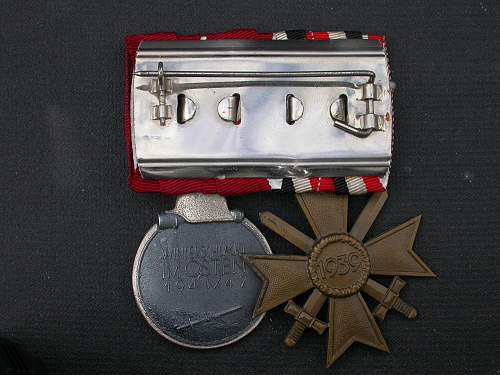 medal bar Ostmedaille + KVK / Ostmedaille set 88