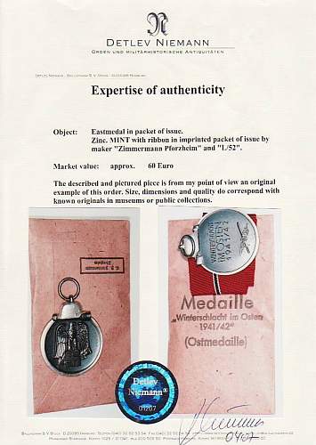Ostmedaille - Real or Fake???