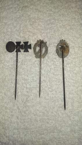 Stickpins - EK, IAB and PAB