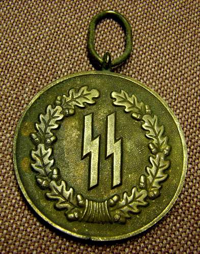 SS 4 year service medal: original or not?
