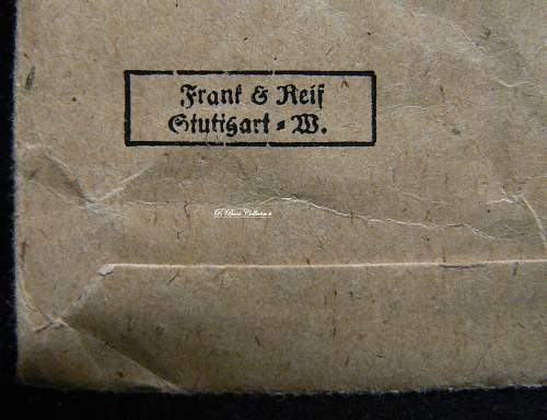 Ehrenkreuz der Deutsche Mutter Dritte Stufe, With packet marked Frank &amp; Reif