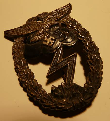 LW Flak and ground assault badge- original?