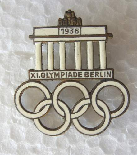 1936 Berlin Pin - For Your Review