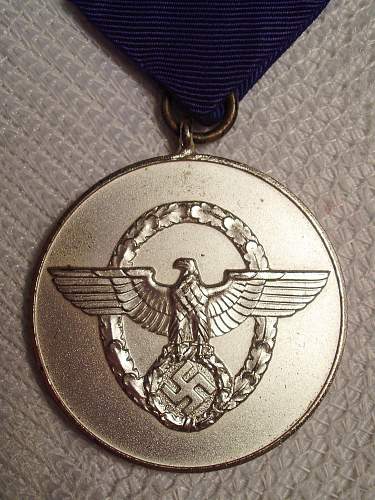 8 Year Polizie Medal.........