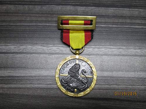 Spanish Civil War Campaign Medal