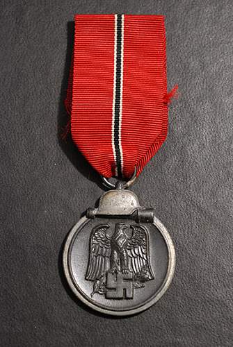 Medaille &quot;Winterschlacht im Osten 1941/42&quot; (Ostmedaille), Werner Redo.