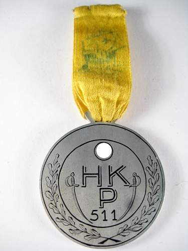 Unknown Third Reich Era - Award, Medal, Plaque
