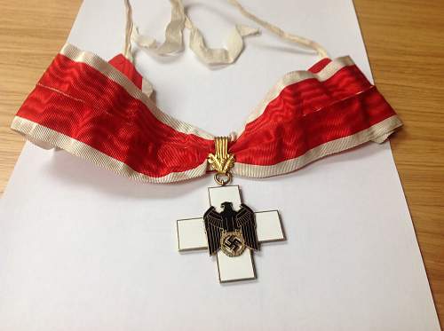 Social Welfare Cross Neck Order 1st Class