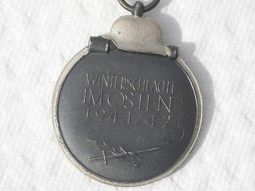 New Medaille &quot;Winterschlacht im Osten 1941/42&quot; (Ostmedaille)