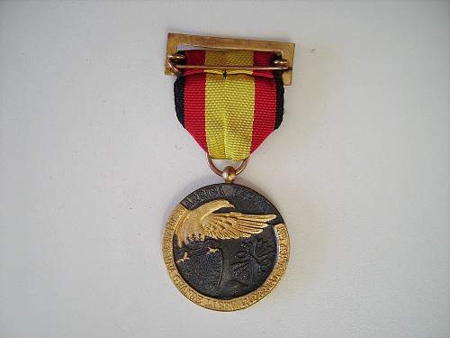 Spanish medal attributed to Phalangist &amp; Legion Condor members