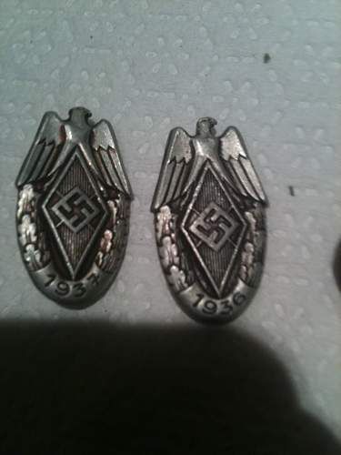 German Nazi Medals, Patches, and Pins. Rare? Need help.