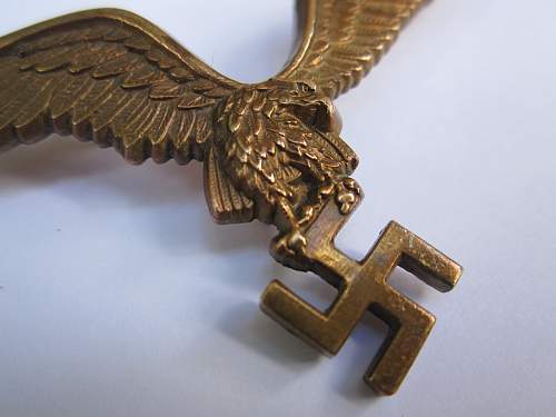Luftwaffe Eagle from Pilot Badge ?
