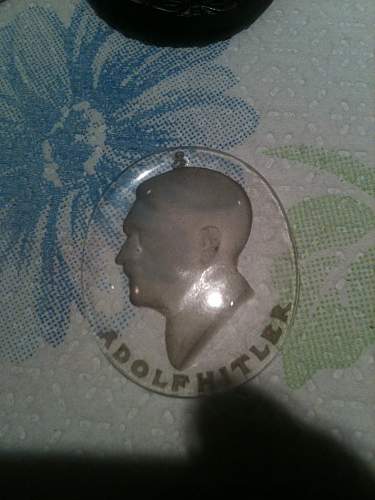 What is this Adolph Hitler Glass &quot;Coin&quot;??