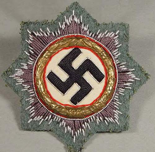 Deutsches Kreuz im Gold Cloth version