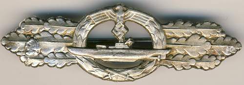 2 submarine badge