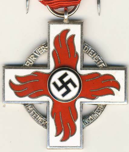 Reichsfeuerwehr-ehrenzeichen 1.Stufe