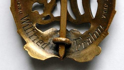 Named - Engraved DRL Sportabzeichen in Bronze