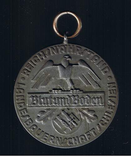 Reichsnährstand Medal - Cast Fake?
