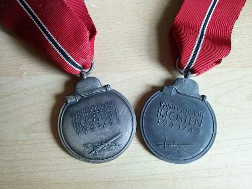 Medaille &quot;Winterschlacht im Osten 1941/42&quot; (Ostmedaille) opinions