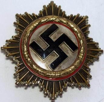 German Cross in Gold