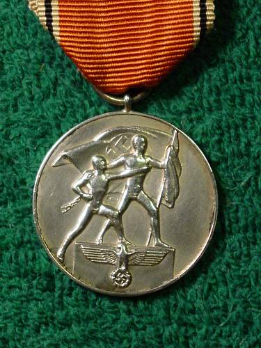 Medaille zur Erinnerung an den 13. März 1938