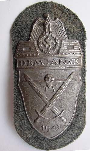 Demjansk Shield missing log variant