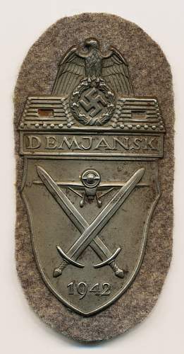 Demjansk Shield missing log variant