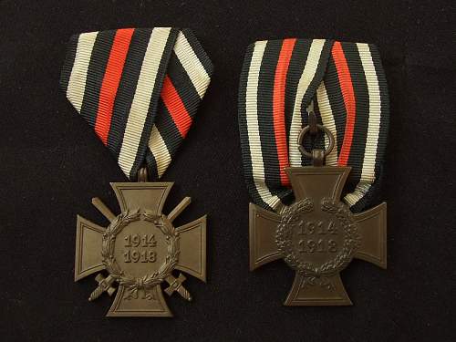 The 1914/1918 Ehrenkreuz