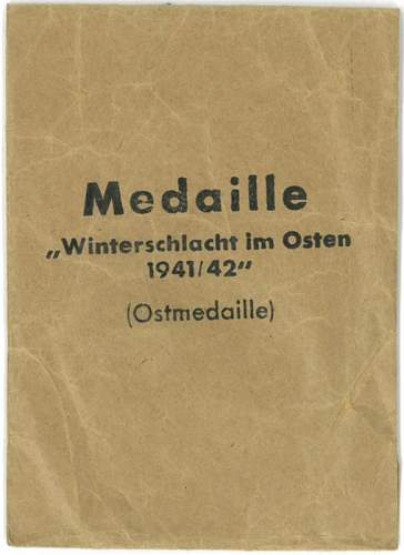 Rare Winterschlacht im Osten #23 with packet