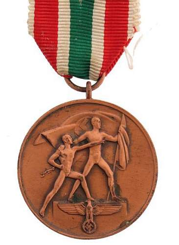 Medaille zur Erinnerung an die Heimkehr des Memellandes