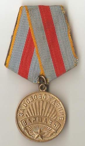 Warsaw medal