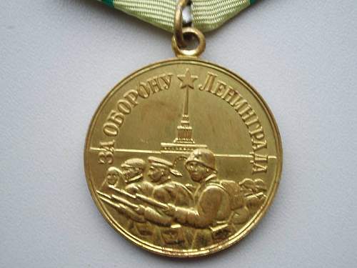 Real WWII Defense of Leningrad medal?