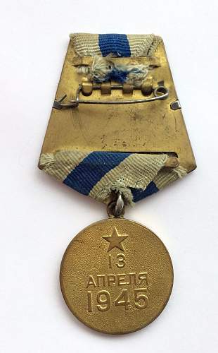 Capture of Vienna medal good?