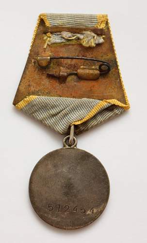 War Merit medal # 572454