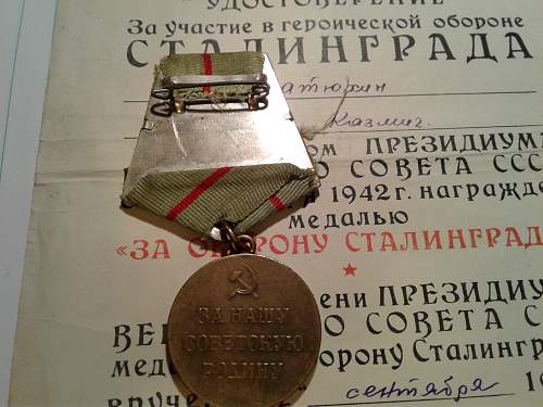 Soviet Medal for merit in Battle #1454997 Need verifying!