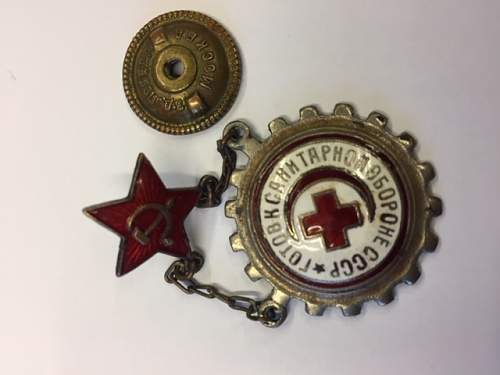 Soviet Red Cross badge